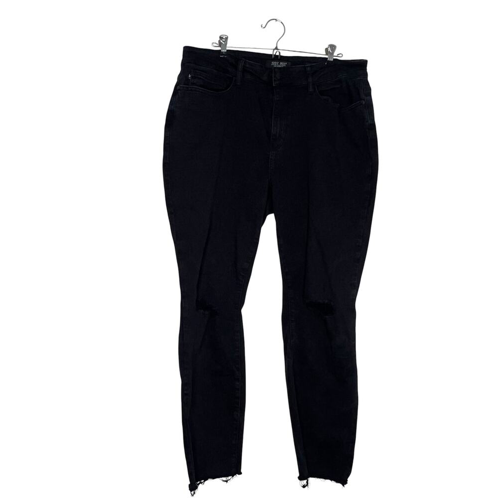 Judy Blue Black Slim Fit Distressed Jean Style# JB88137 Size 18W